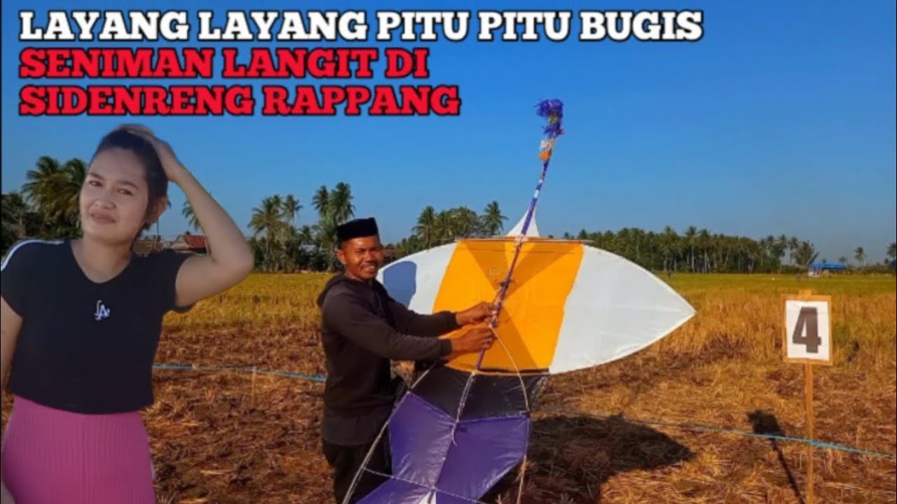 Соревнования по кайтсерфингу Бугис Питу Питу в Сидрапе Ридженси