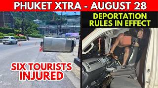 Phuket Hotel Shuttle Overturns, Karon Truck Flips, Unruly Tourists To Be Deported || Thailand News