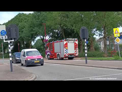 16/07/21 | 3x brandweer Nieuwegein Noord & 1x brandweer IJsselstein met spoed naar meldingen #129