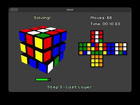 Cross Platform C# Rubik's Cube Solver/Game - Added Progress Indicator
