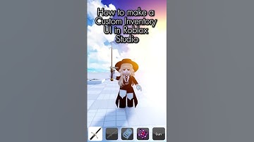 🎒 How to make an CUSTOM INVENTORY UI in Roblox Studio! #roblox #robloxfyp #robloxstudio #robloxdev