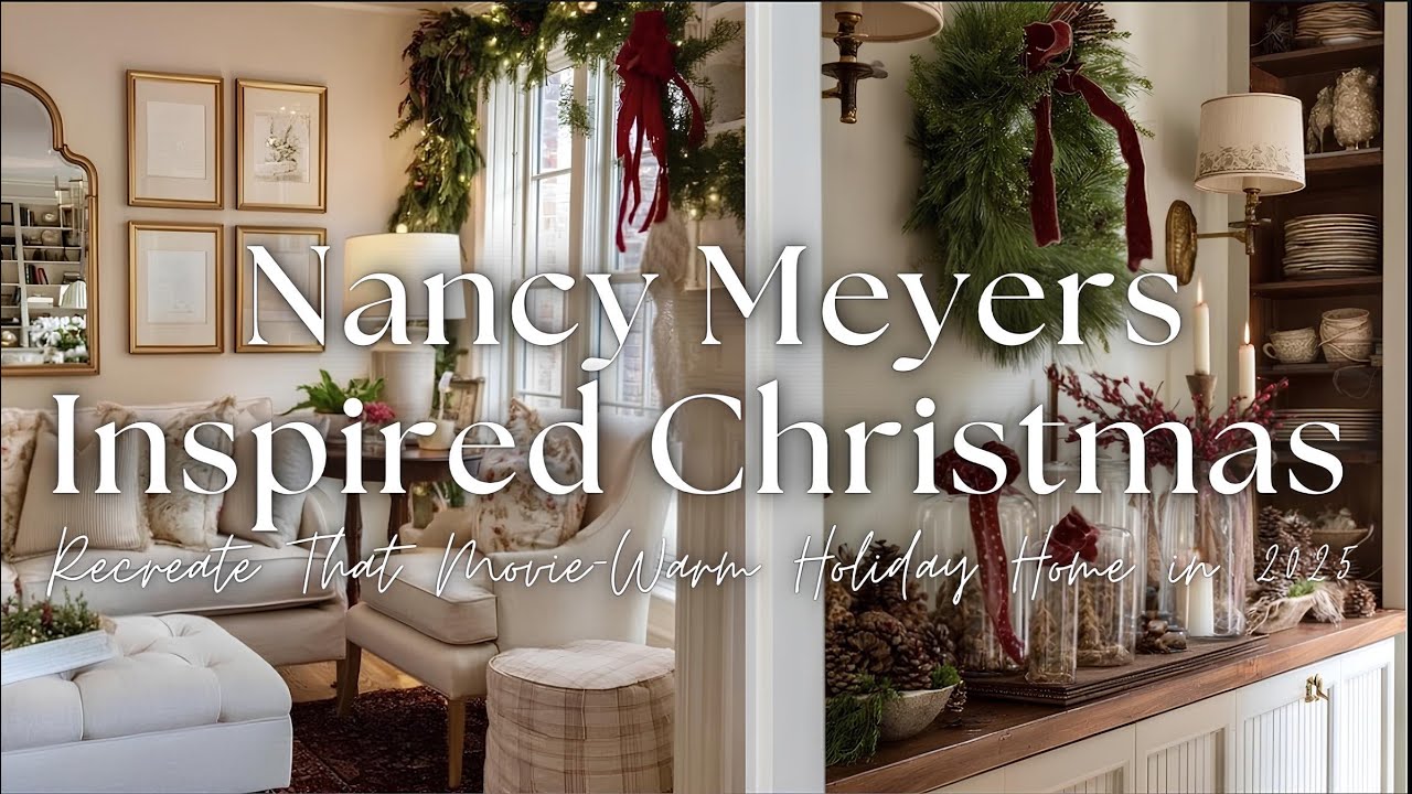 🎄Почему всем нравится рождественский образ Нэнси Майерс (как создать дома идеальную атмосферу кино)