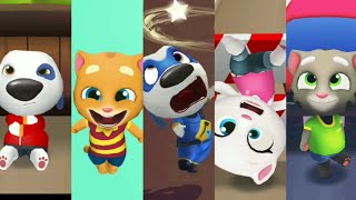 Best Funny Fails Talking Tom Hero Dash vs Talking Tom Gold Run #136 screenshot 5