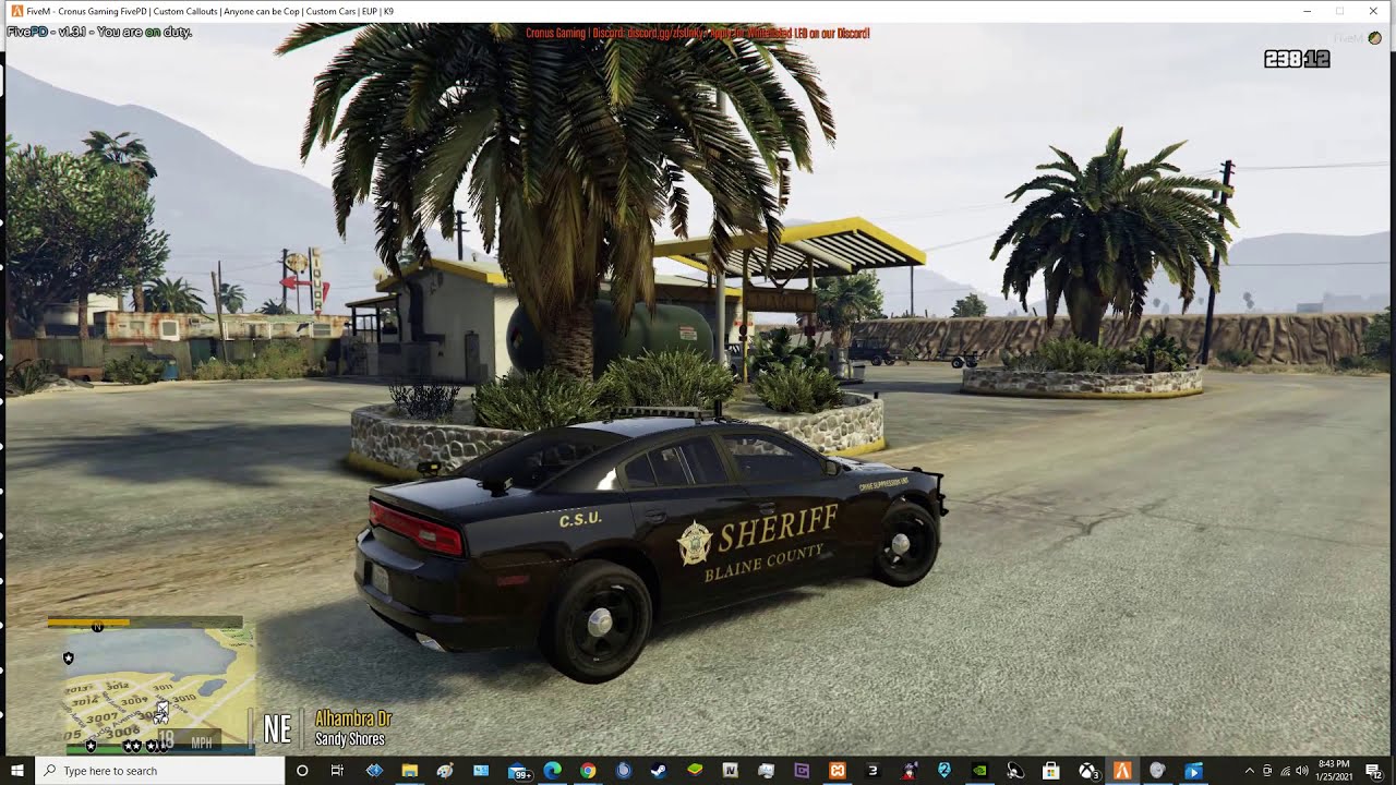 My first GTA V FivePD footage with discord voice chat plus game chat.