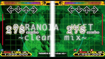 【DDR 2nd】 PARANOiA KCET ~clean mix~ [SINGLE DIFFICULT] 譜面確認＋クラップ