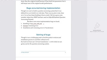 Question Answering System using BERT