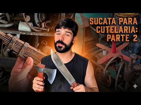 Saiba qual o melhor aço reciclado pra fazer facas! PARTE 2