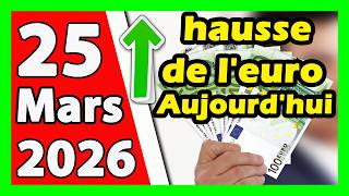 Prix Deuro En Algerie Marché Noir Aujourdhui 25 Mars 2026 Taux De Change Cours Dollars Devise