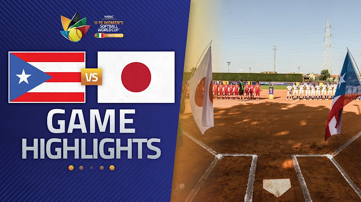 HIGHLIGHTS | 🇵🇷 Puerto Rico vs 🇯🇵 Japan | WBSC U-15 Women's Softball World Cup 2025
