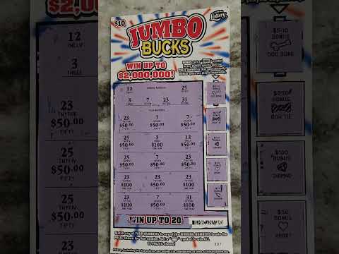 Jumbo bucks scratch-off claimer 😍 #floridalottery 1000