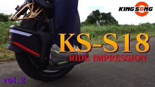 Ride Impression of kingsong S18 vol.2 - YouTube