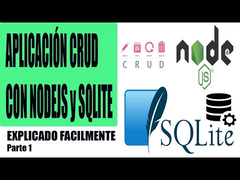 CRUD NodeJS + SQLite. Explicado Fácilmente. Parte 1
