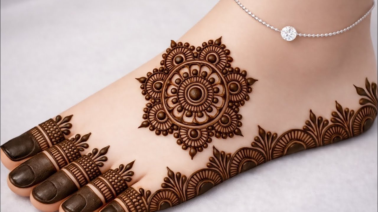 पैरो की मेहंदी डिजाइन | leg mehndi design | foot mehndi design | pairon ki mehndi design | mehndi 