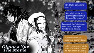 Giyuu x Yae The Movie (Full Story) - Demon Slayer Texting Story