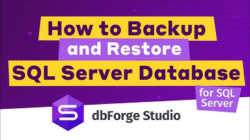 SQL Server: How to make backup and restore database