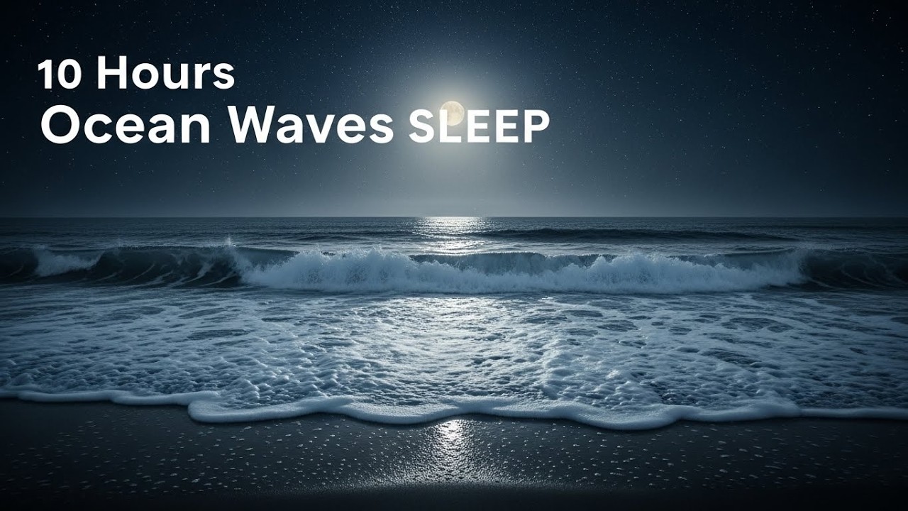 Sleep Instantly with Ocean Wave Sounds 🌙 Insomnia Relief