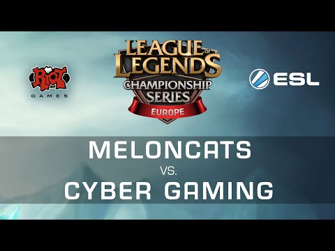 Meloncats vs. Cyber Gaming - R1 - EU LCS Expansion Tournament - League Of Legends