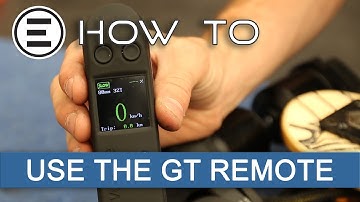 How To Use The Evolve GT Remote || Evolve Skateboards