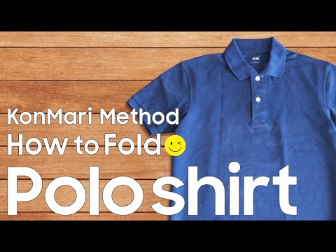 KonMari Method How to fold polo shirt  -English edition-