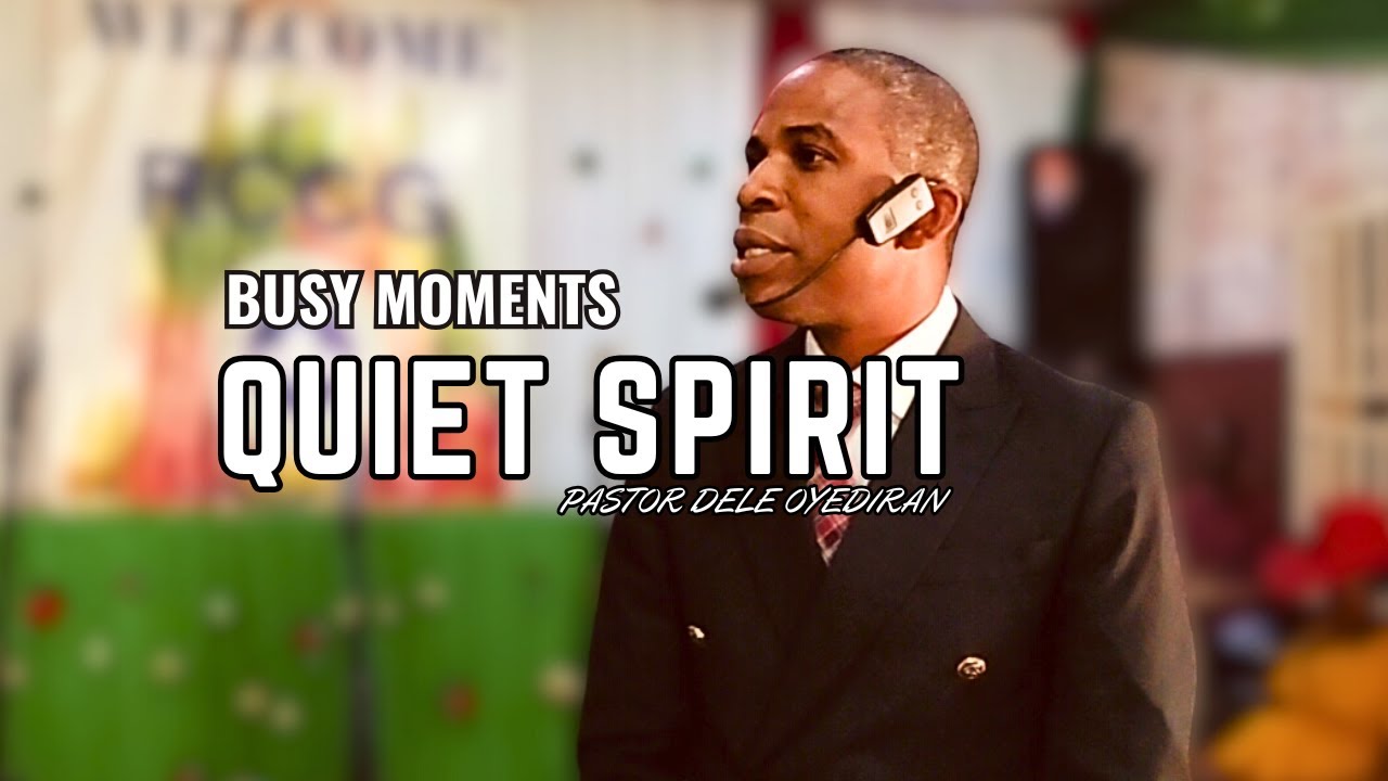 BUSY MOMENTS QUIET SPIRIT