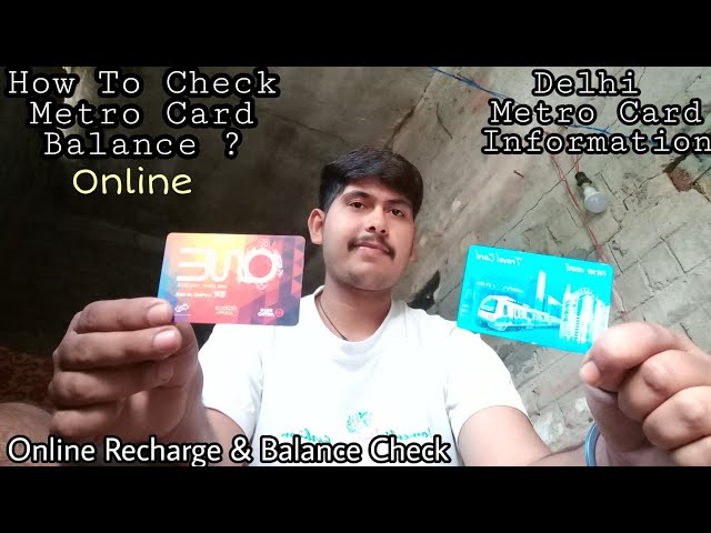 How To Check Metro Card Balance - Infoupdate.org