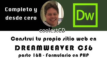 Dreamweaver CS 6 - Paso 16B - Formulario en PHP