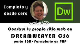 Dreamweaver CS6 - Step 16B - PHP Form