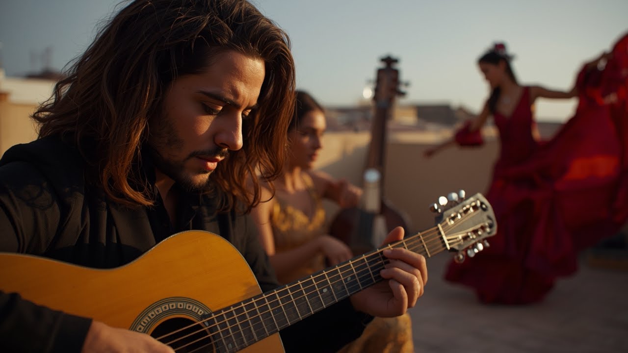 Flamenco Guitar & Oud Fusion – Spanish Rumba Chill Instrumental for Deep Calm & Serenity