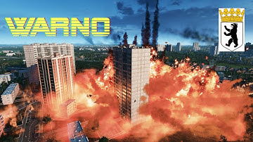 Warno 3v3 MP, Berlin Command, Urban Stealth Bombardment on NEW MAP.