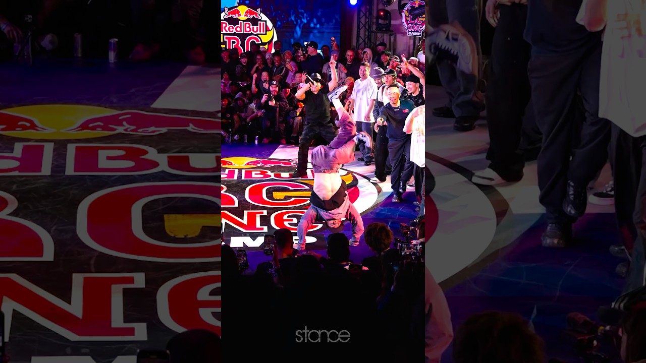 Bboy Tsukki made the whole room lit with his power on beat! Red
