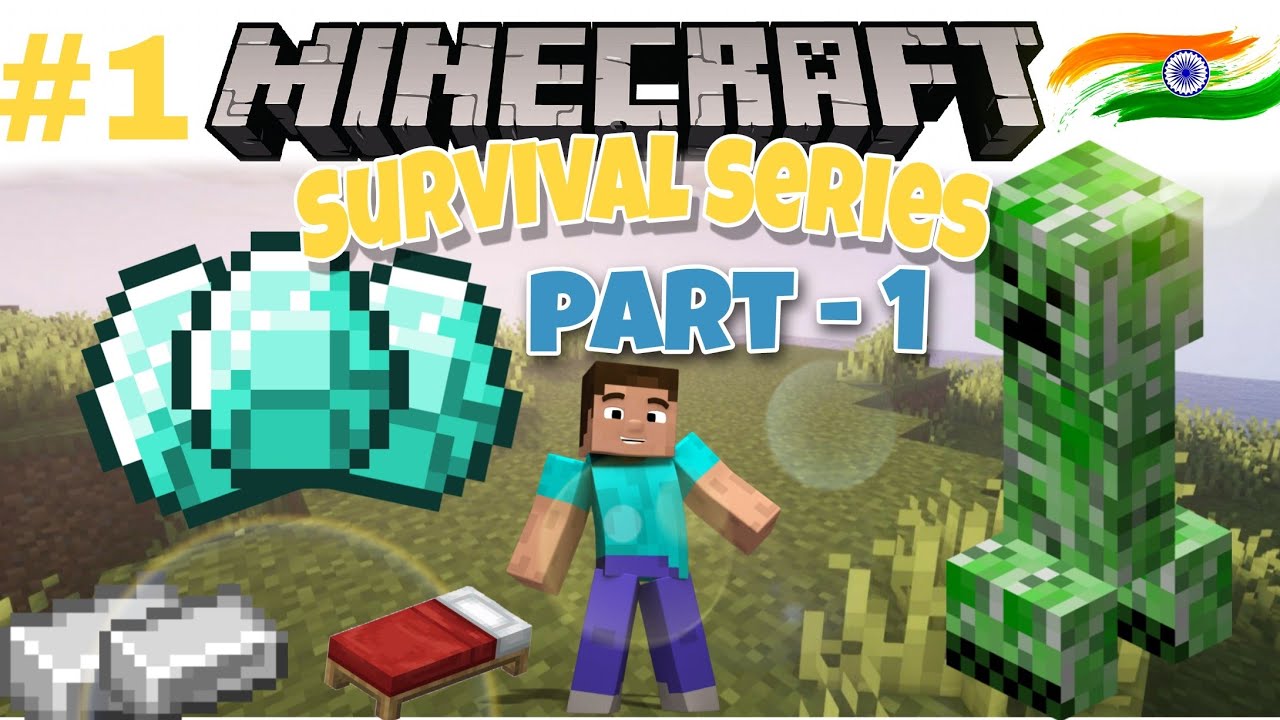 New Minecraft Survival series part -1 || Minecraft hindi || - YouTube