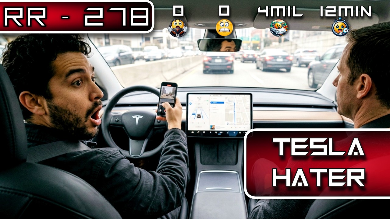 Tesla Hater (my buddy) Tries Full Self-Driving (First Time)