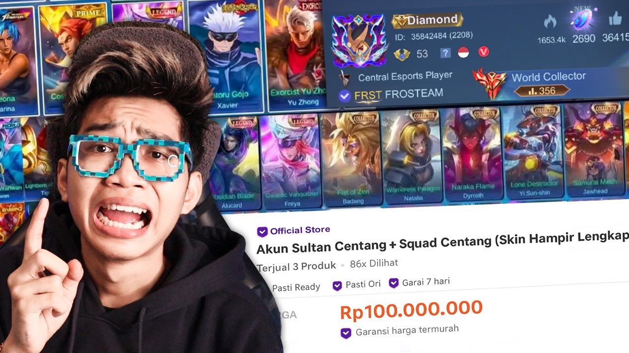 ВАША ЗАПРОС! КУПИТЕ САМЫЙ МОЩНЫЙ АККАУНТ СЫНА В MOBILE LEGENDS!