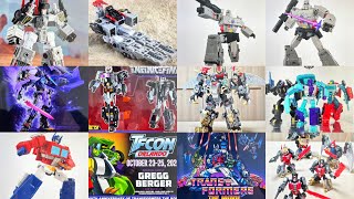 New metroplex, Galva convoy figures revealed Transformers G2 stunticons Tfcon news Volcanicus images