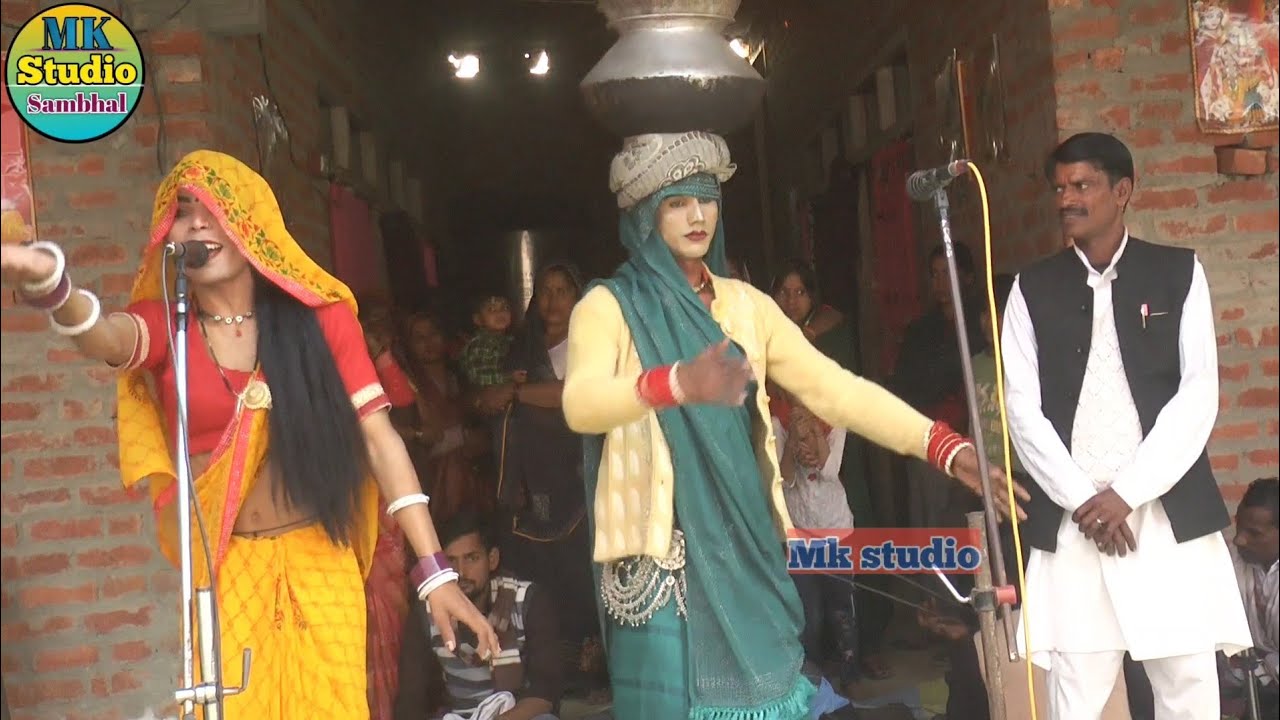 dehati bhajan/!देहाती भजनों में गढ़ उठाया/bhajan kirtan mandali✓पप्पू डांसर भजनों में आतंक