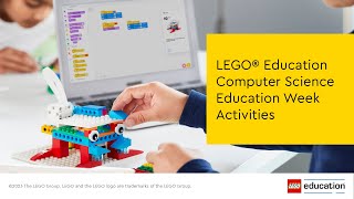LEGO® Education Computer Science Education Week Activities