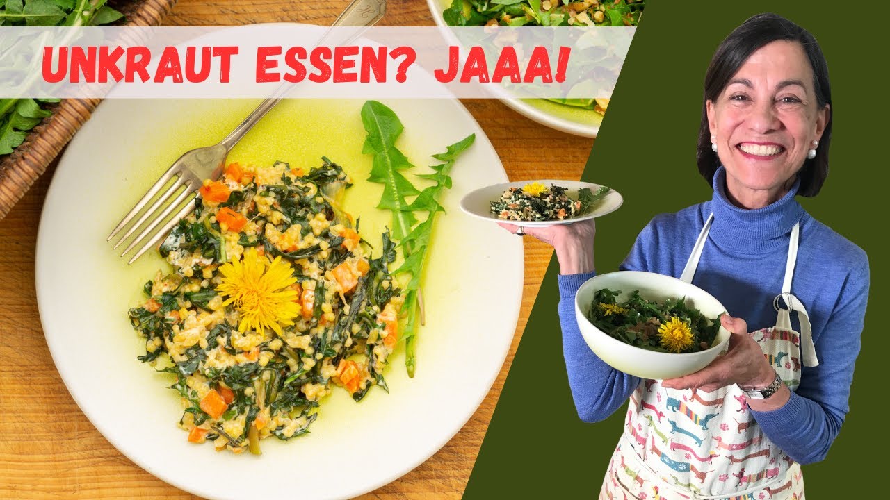 Löwenzahn – warm und kalt, als Risotto und Salat