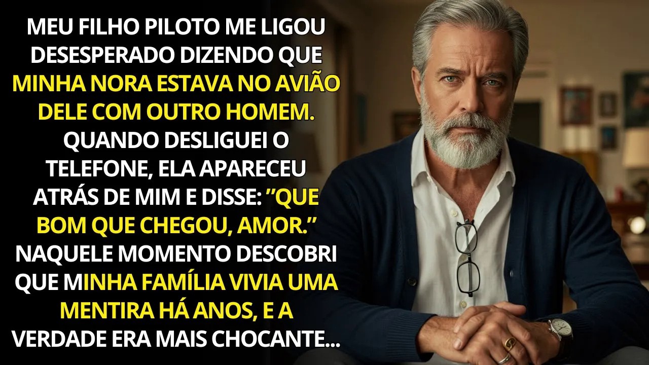 Meu filho piloto ligou desesperado: “Pai, ela está no meu avião… não em casa!“
