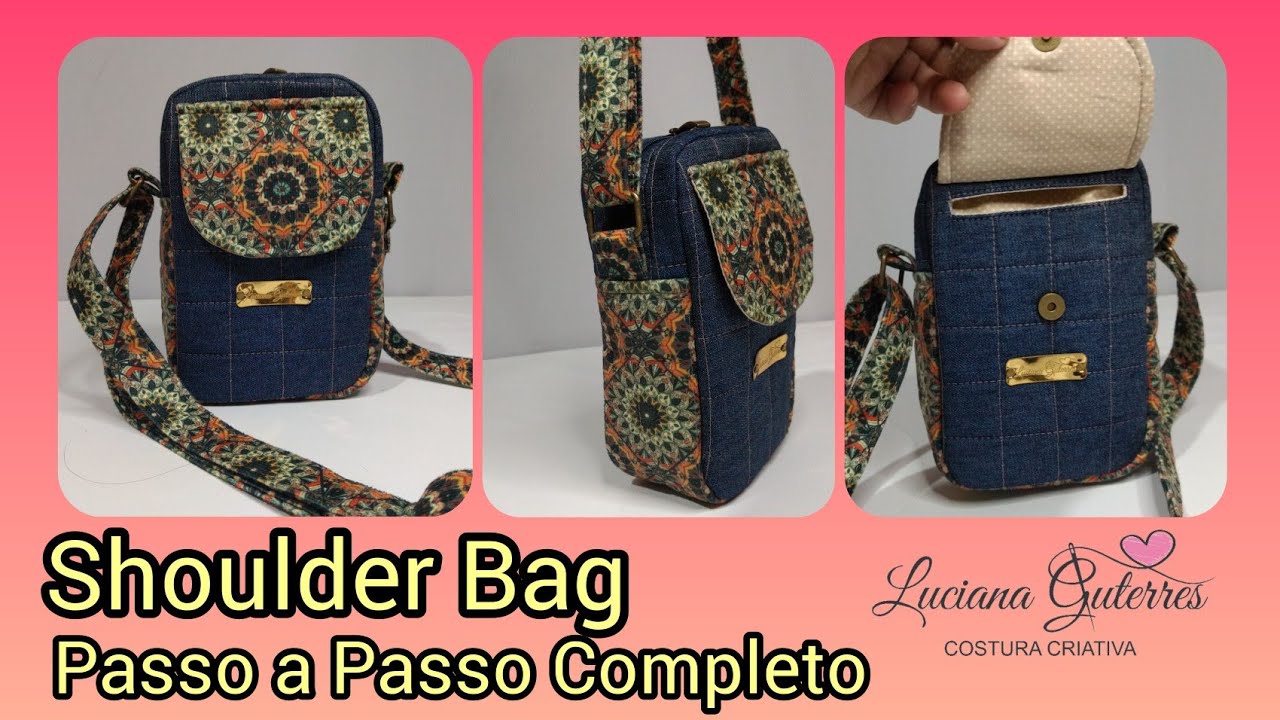 Bolsinha Shoulder Bag by @Luciana Guterres Costura Criativa - Lucy's Arts