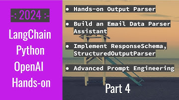 LangChain OpenAI Python | Tutorial | Output Parser - Get JSON Data from Email Text - Dictionary - P4