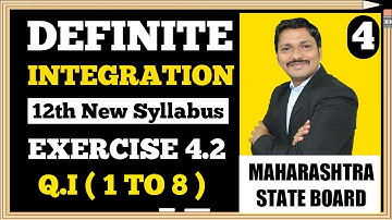 Definite Integration Ex.4.2 Part 4 | 12th Maths New Syllabus 2020 Maharashtra Board | Dinesh Sir
