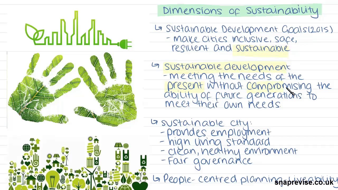 Sustainable Urban Development (Part 1) | A-level Geography | AQA, OCR, Edexcel