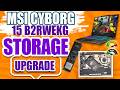 How to Upgrade SSD Storage on MSI Cyborg 15 Laptop | NVMe Install Guide