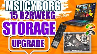 How to Upgrade SSD Storage on MSI Cyborg 15 Laptop | NVMe Install Guide