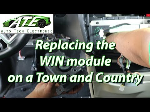 Replacing the WIN module on a Chrysler Town and Country