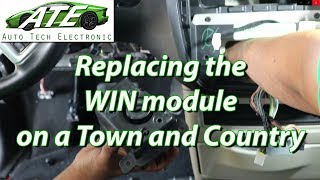 Replacing the WIN module on a Chrysler Town and Country Wealth