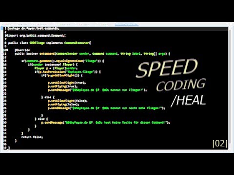 ✖ /heal Command ✖  Minecraft-SpeedCoding #02 ✖ ImFayze ✖
