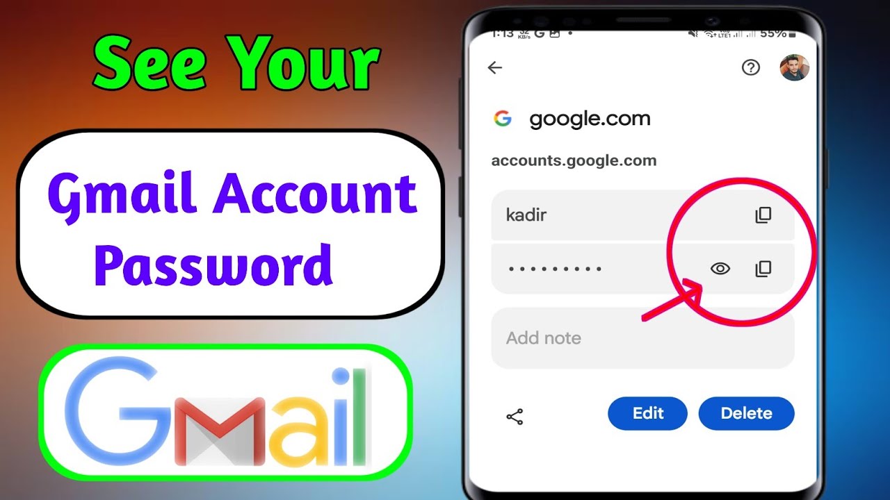 How To See Your Google Account Password on Mobile 2024 | See Gmail ...