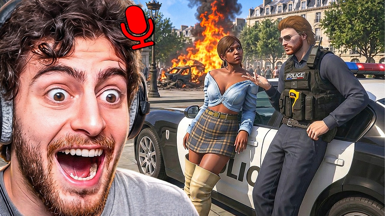 JE DRAGUE TOUTES LES MEUFS DE PARIS RP 💀 (je suis le PIRE policier) PARIS RP #3