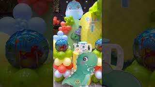 Dinosaur Theme Birthday Party Decor #lavisheventplanners #dinosaurtheme